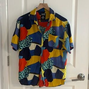 Medium Super Massive Retro 90s Men’s Button-up shirt
